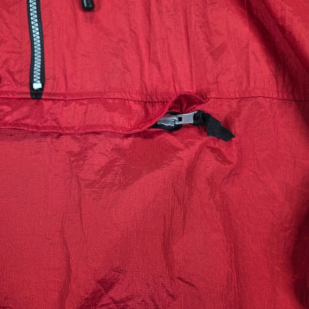 Vintage Marlboro Jacket Mens XXL Unlimited Windbreaker Packable 1/2 Zip Anorak